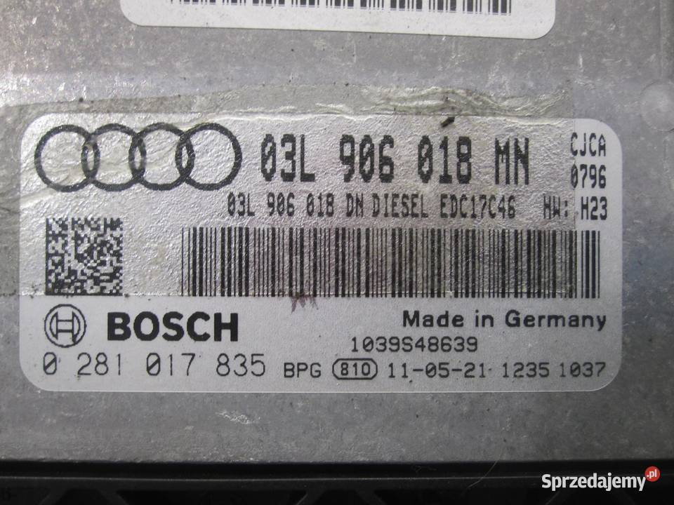 AUDI Q5 8R komputer sterownik silnika