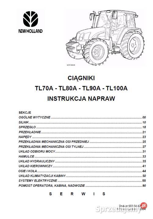 HOLLAND TL 70ATL 80ATL 90ATL 100A instrukcja Gdańsk