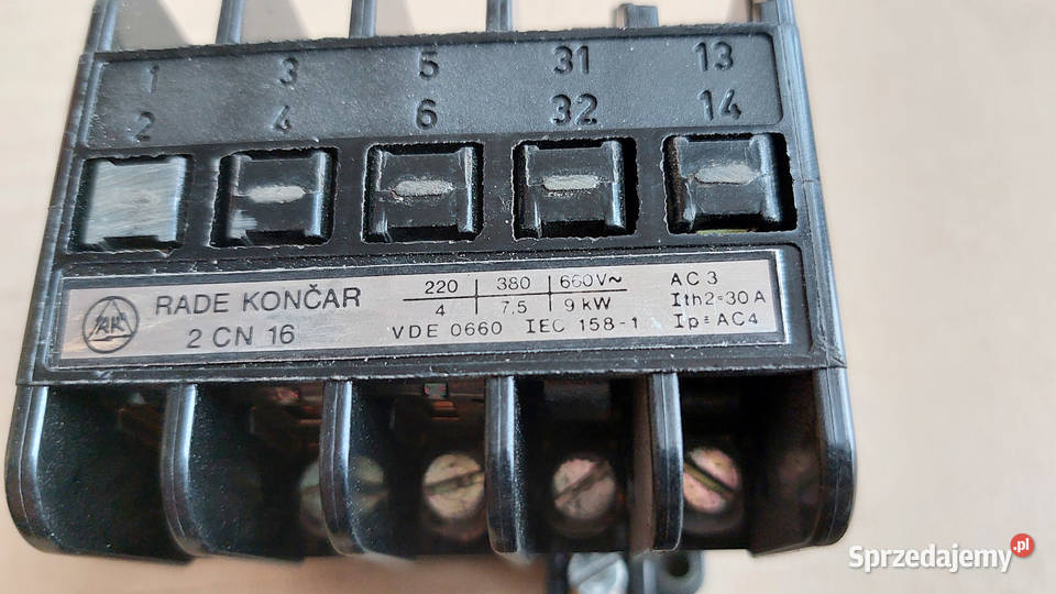 Stycznik Rade Koncar 2CN16 Dąbrowa Górnicza