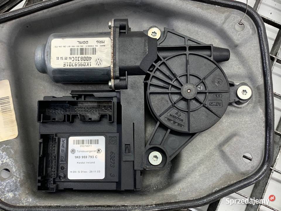 PODNOŚNIK SZYBY LEWY PRZÓD VW GOLF V 1K0959701E podkarpackie sprzedam