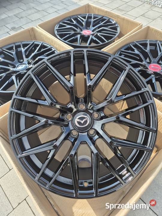 Felgi 17 5x1143 Mazda 3 6 CX5 CX7 MX5 Nowe TPMS Średnica 17" Samochodowe Żory sprzedam