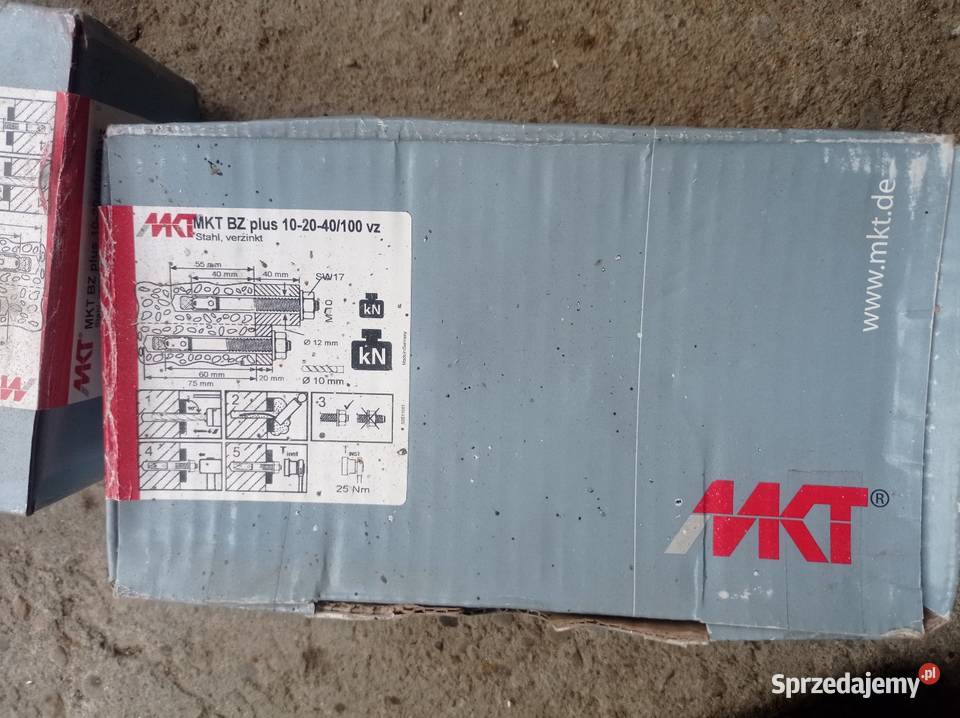 Kotwy rozporowe i wkręcane hilti mkt i fischer Pilzno sprzedam