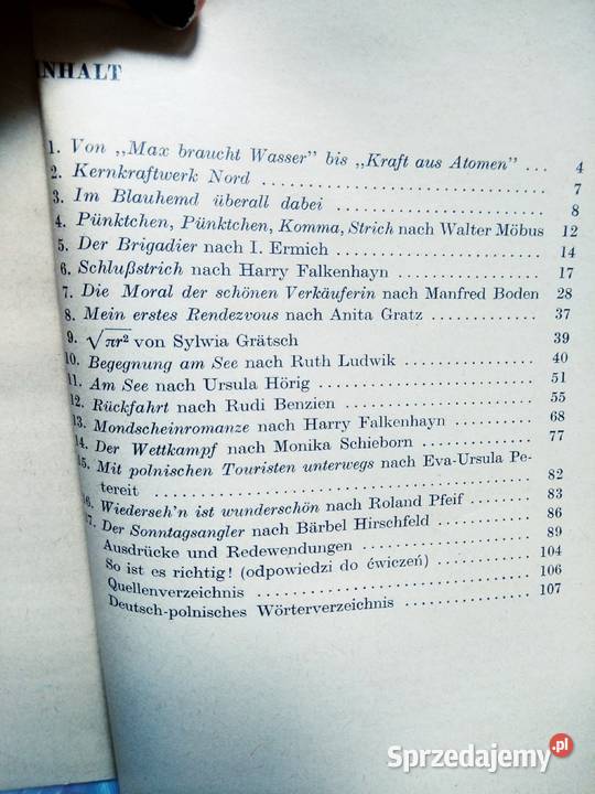 Freunde niemiecki unikaty antykwariat szkolny Antykwariat Warszawa