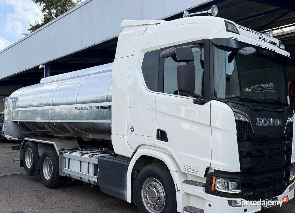 Cysterna do mleka wody pitnej Scania jedno łóżko lubelskie Biała Podlaska