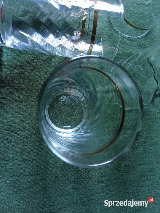 Komplet 5 szklaneczek literatek PRL Koźminek