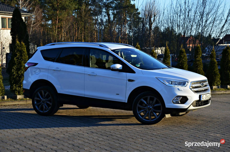 Ford Kuga 20 TDCI 180 4x4 LED Serwis Idealna II asystent pasa ruchu Ostrów Mazowiecka