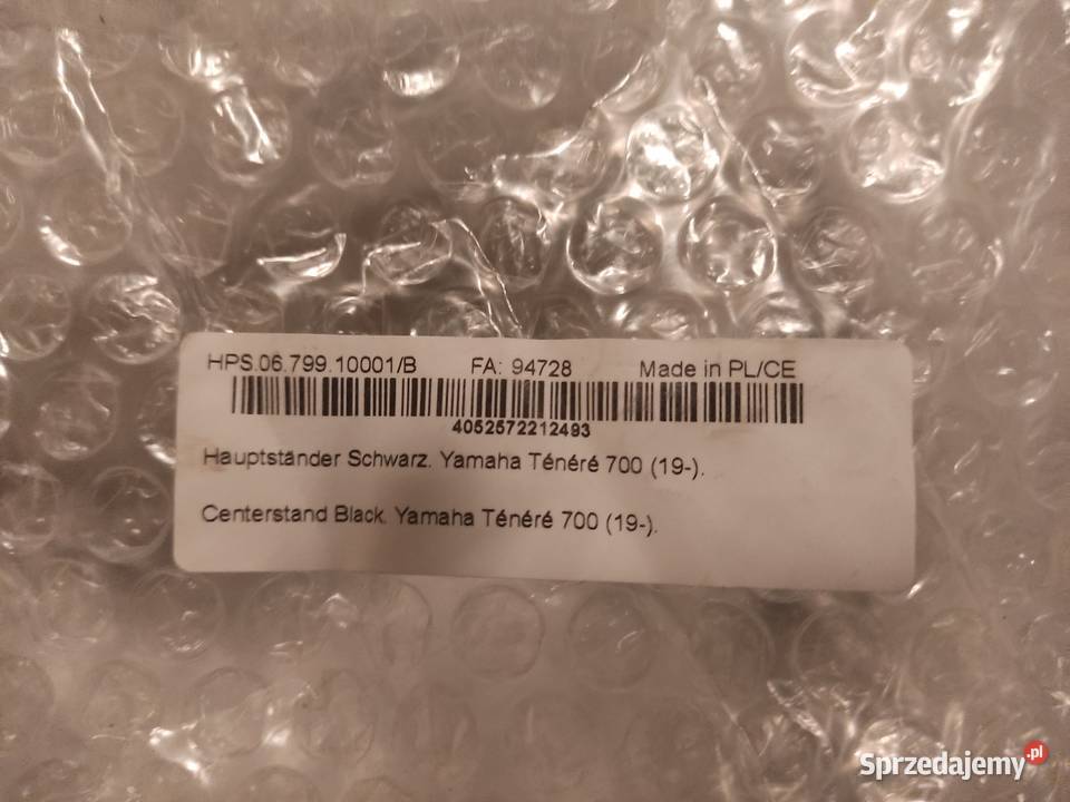 Podstawka Centralna SWMotech do Yamaha Tenere Kraków