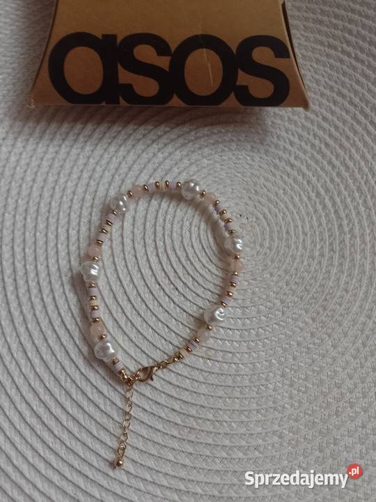 ASOS Bogato zdobiona bransoletka na kostkęnogę Kraków