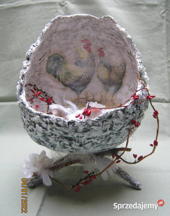 Wielkie jajo Wielkanocne z wypełnieniem Kraków