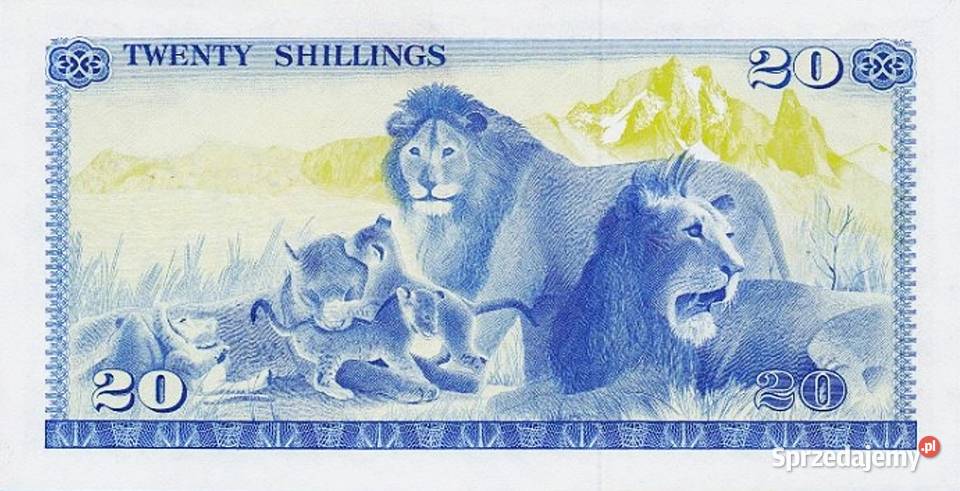 KENIA 1978P1720 szylingów UNC wysyłka