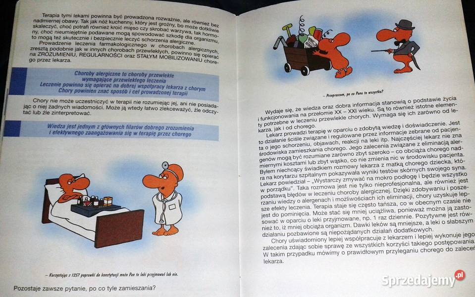 O alergii pół żartem pół serio Juliusz Bokiej miękka Pozostałe Chełm sprzedam