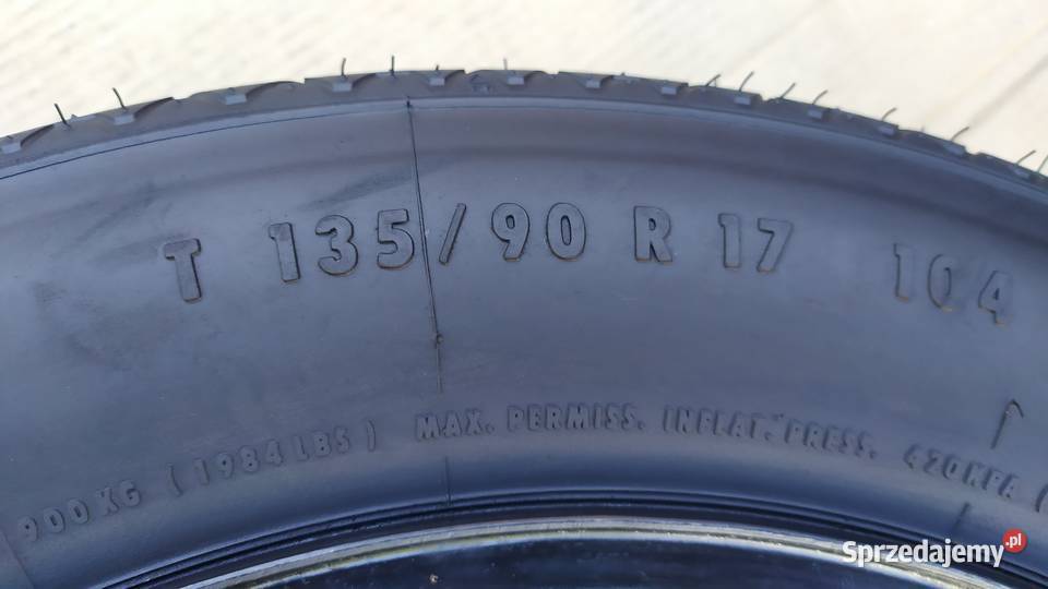 Koło dojazdowe NISSAN QASHQAI I J10 II J11 R17 wielkopolskie Miejska Górka