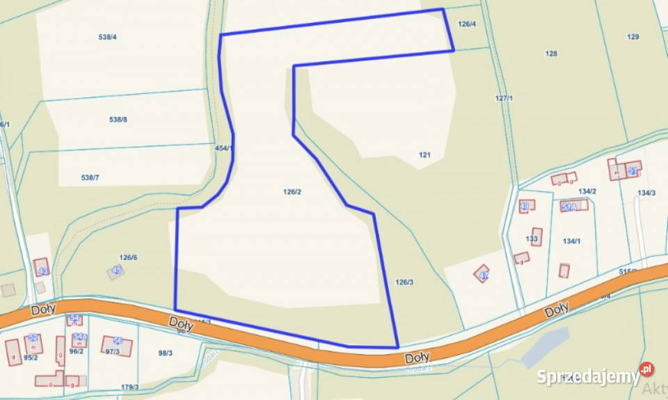 Działka Kazimierz Dolny 16626m2