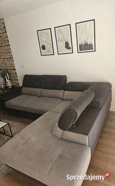 Duży narożnik 290x230 z funkcją spania dolnośląskie