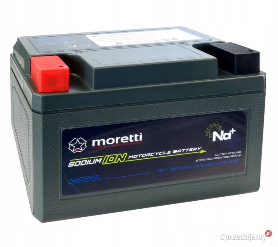 Akumulator Moretti NaCRX9 sodowojonowy osobowe Jelcz-Laskowice