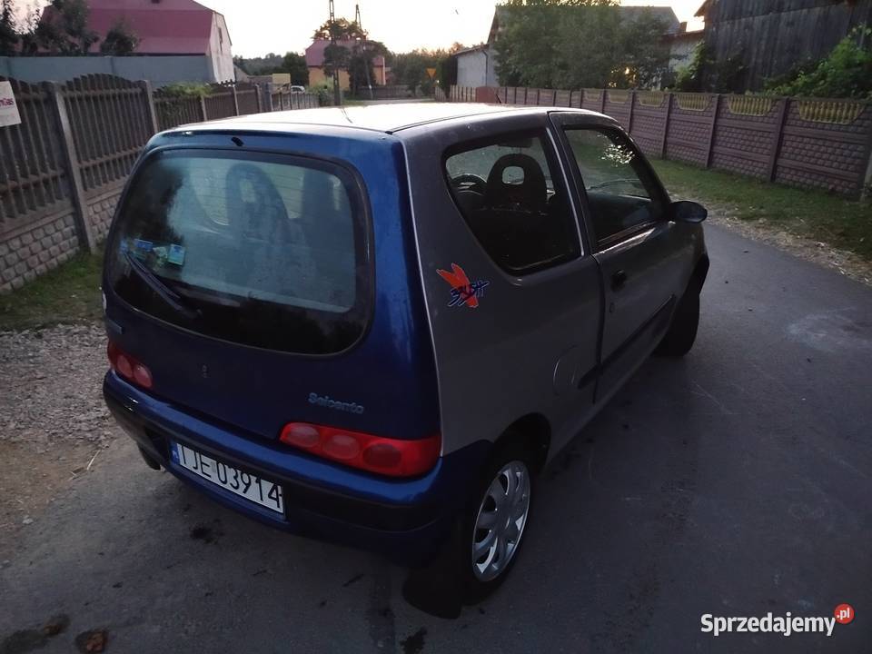 Fiat Seicento 11 benzyna gaz do 2031r Sekursko sprzedam