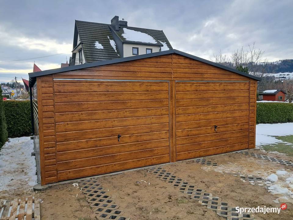 Garaż blaszany 6x5 Wzmocniony PROFILAMI Bydgoszcz