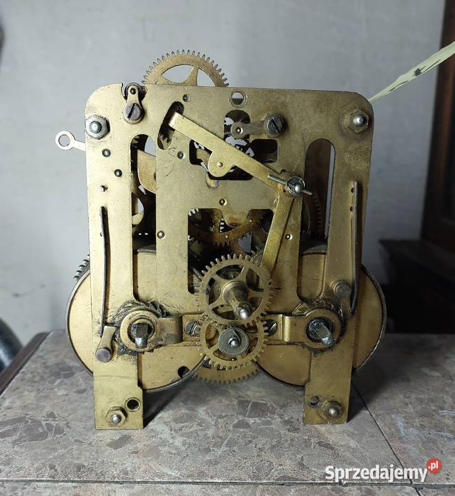 705 Mechanizm starego zegara ściennego HAU Antyki