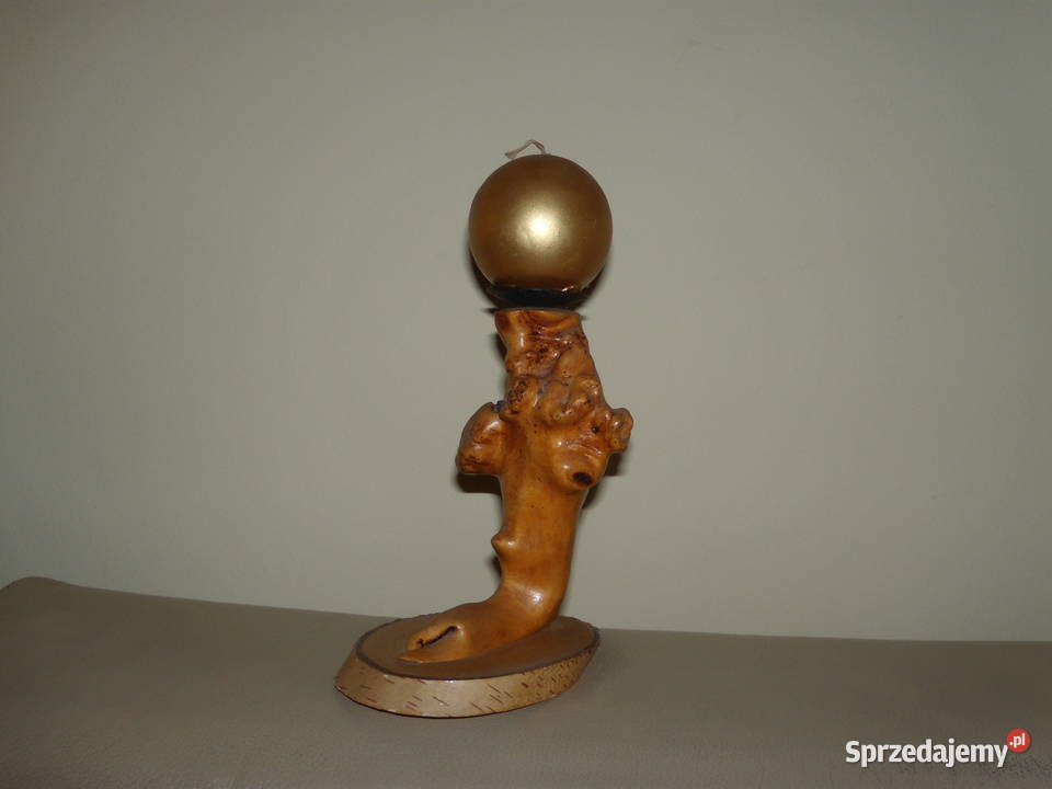 Świecznik z naturalnych korzeni drzew Warszawa