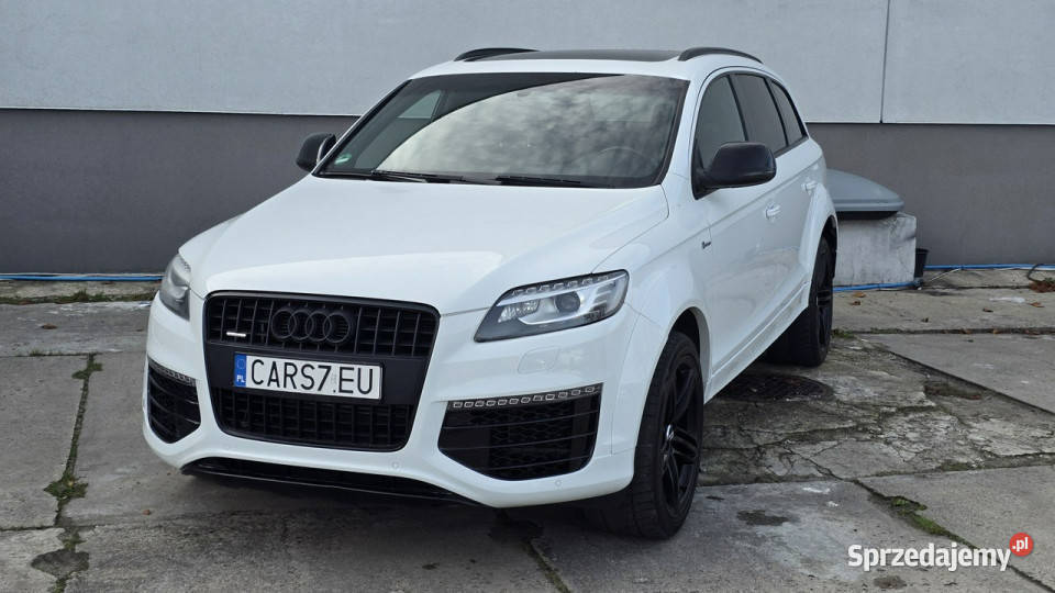 Audi Q7 30 TFSI PAkiet W12 niski przebieg 119000 regulowane zawieszenie Szczecin