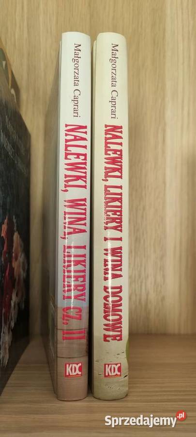 Książki nalewki wina likiery kuchnia, potrawy Częstochowa