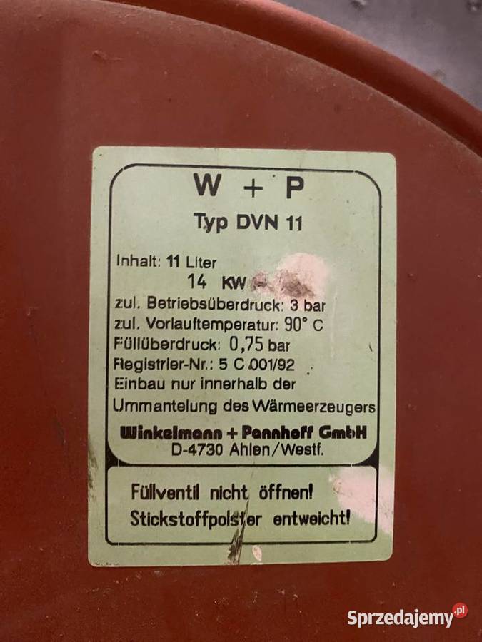 Piec gazowy dwu funkcyjny Olszanica