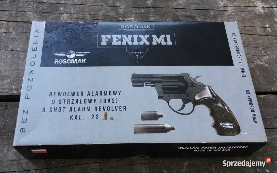 Rewolwer startowy Fenix M1 hukowy alarmowy Warszawa