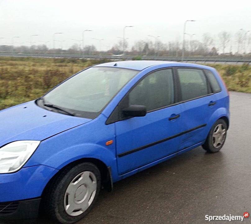 Ford Fiesta niebieska benzyna+LPG Warszawa sprzedam