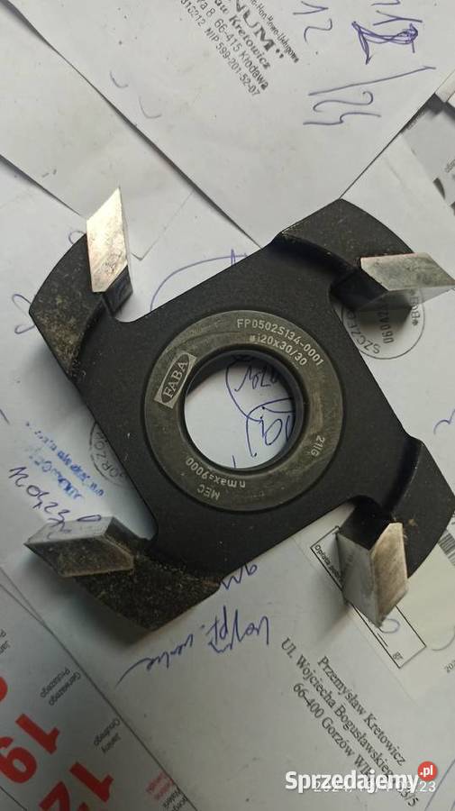 frez prosty ścinowy faba baboszewo nowy Kłodawa