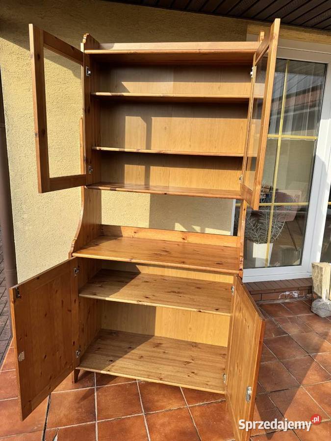 Kredens Ikea leksvik drewniany półki szafka Garwolin