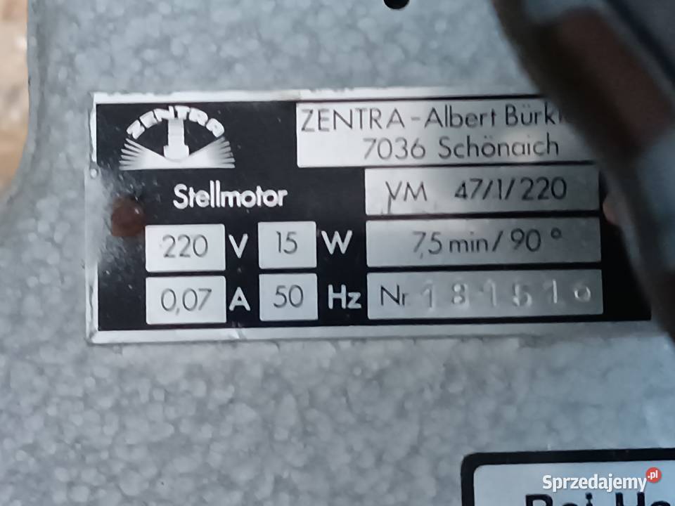 Silnik mieszalnika CentraBrkle VM 471220 podkarpackie