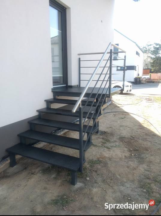 Schody tarasowe schody wejściowe schody loft wielkopolskie sprzedam