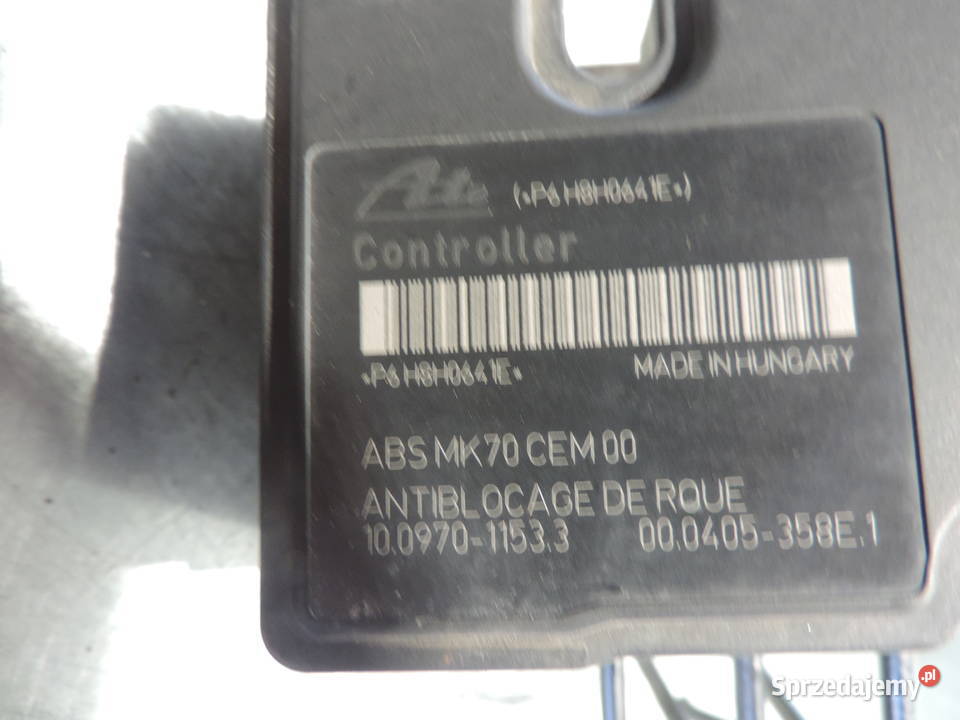 POMPA ABS PEUGEOT 207 CITROEN C2 C3 10097011533 Nowy Sącz