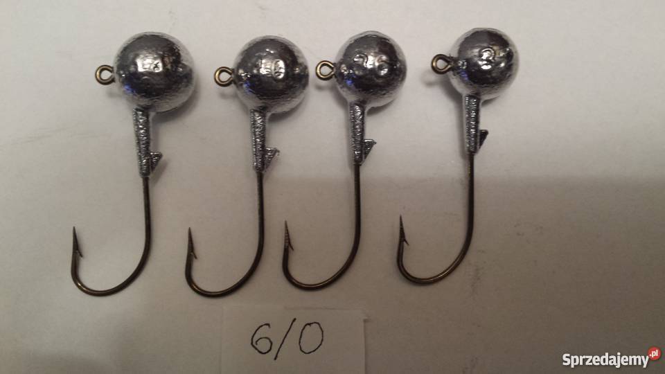 Duże okrągłe główki jigowe Wędkarstwo