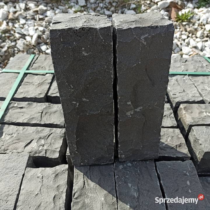 Palisada czarna Bazaltowa Grys Bazaltowy Opornik Oświęcim