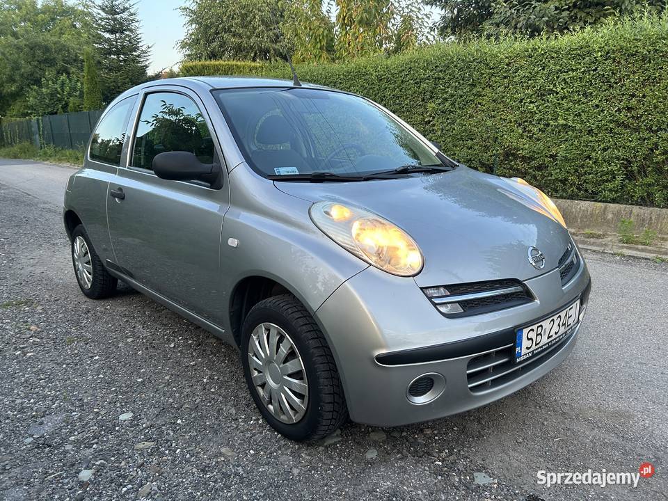 NISSAN MICRA K12 BENZYNA 12 NISKI PRZEBIEG 106 poduszka powietrzna śląskie Bielsko-Biała