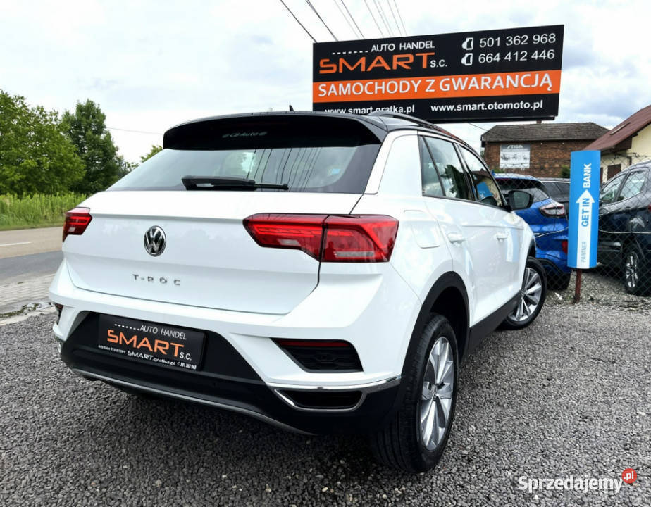 Volkswagen TRoc Kamera Full Led Benzyna Alufelgi ogranicznik prędkości Rydułtowy sprzedam