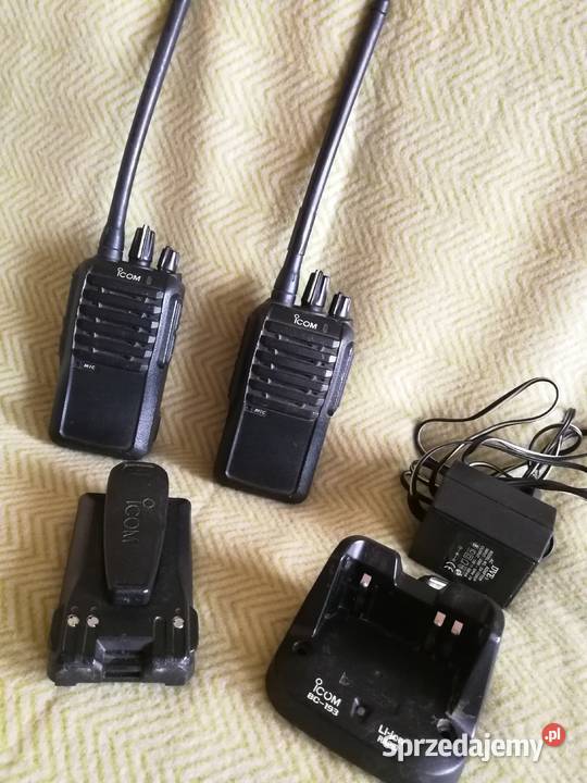 Krotkofalowka Radiotelefon ICF3002 x2 Ładowarka Szczecin
