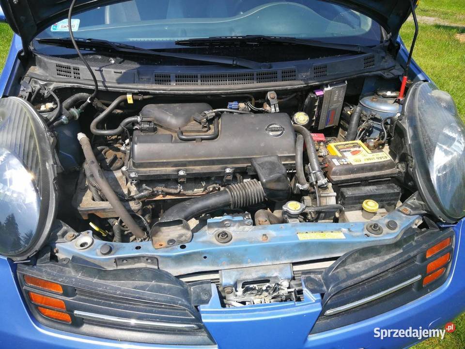 Nissan Mikra k12 Automat z LPG niebieski łódzkie Tuszyn