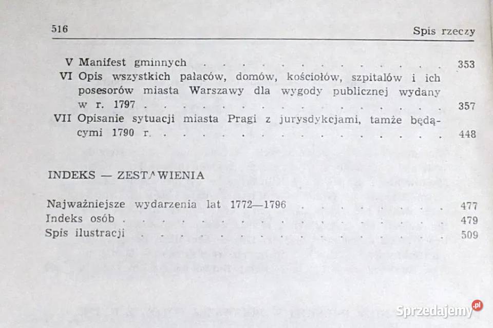 Mieszczaństwo warszawskie w końcu wieku XVIII W Pozostałe Chełm