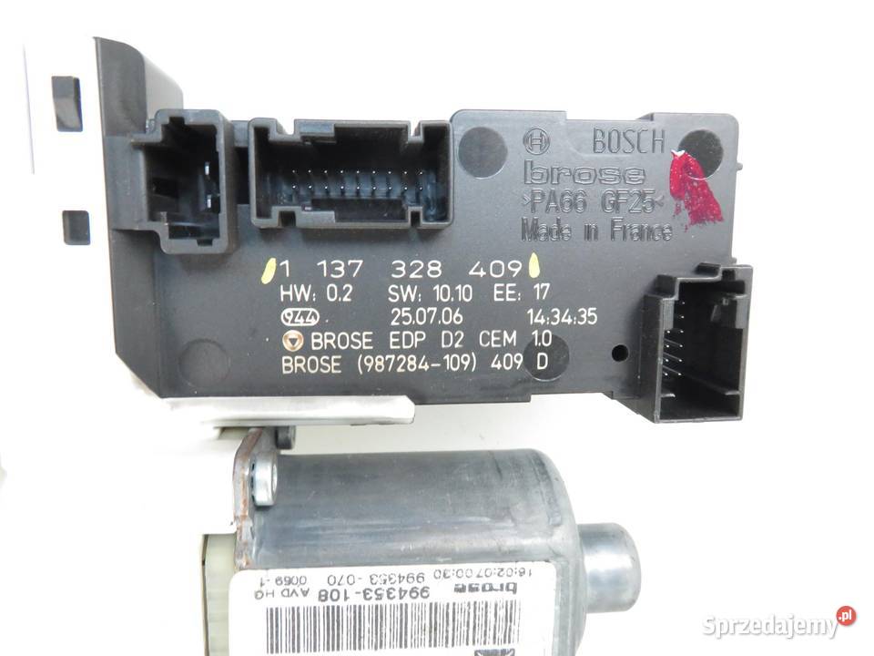 PODNOŚNIK SZYBY PRAWY PRZEDNI CITROEN C6 Mechanizmy opuszczania szyb małopolskie