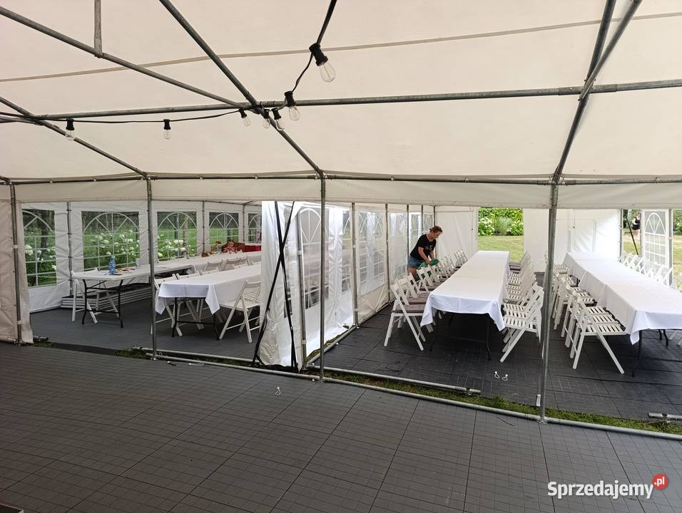 Podłoga do namiotu parkiet taneczny podesty Kraków obsługa imprez