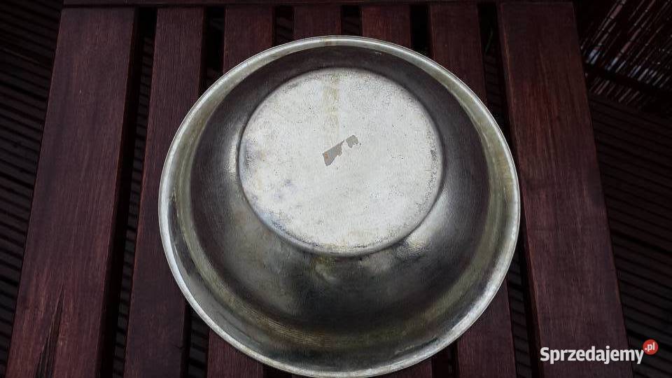 Stara miska aluminiowy retro Warszawa