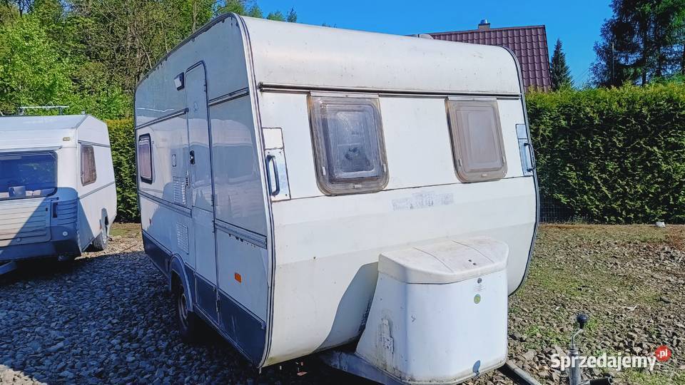 Przyczepa kempingowa campingowa kemping DOMEK Międzybrodzie Bialskie