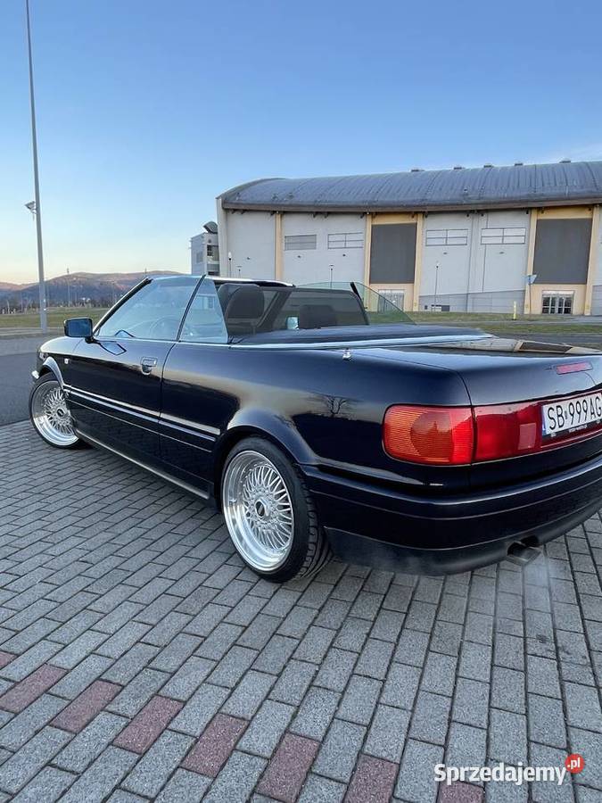 Audi Cabrio 97 Granatowy Gwint Zawieszenie El elektryczne szyby Cabriolet śląskie Bielsko-Biała