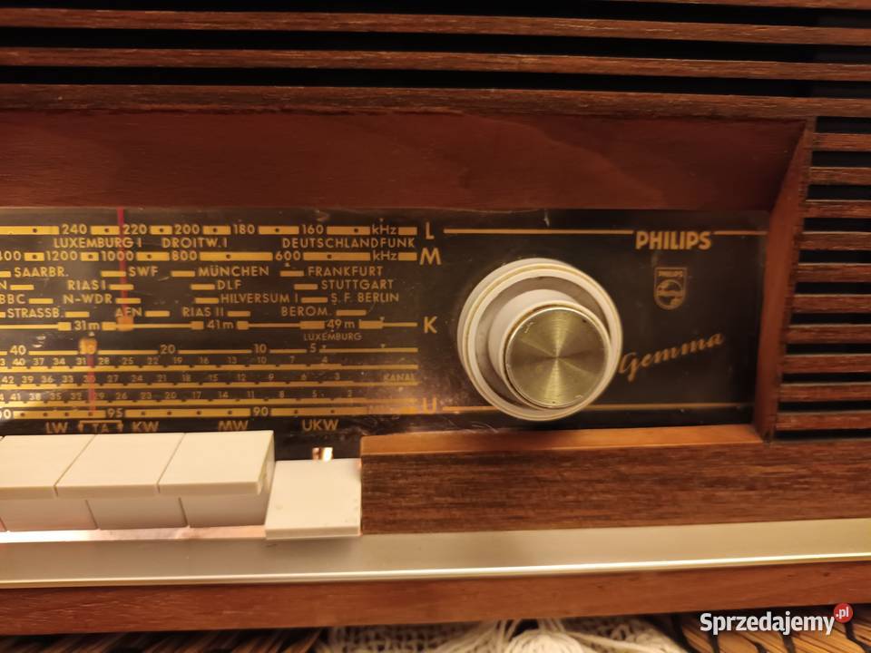 Radio lampowe Philips Gemma 353 wysylka w Elektronika Tychy