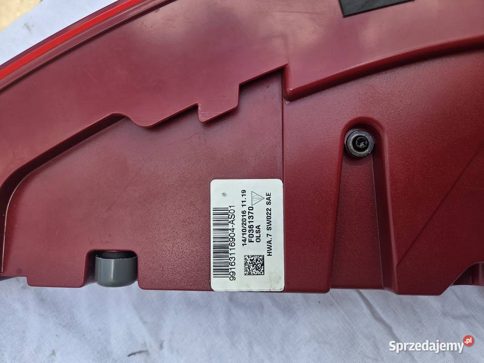 Lampa tylna lewa błotnik Porsche Panamera II 971 Ostrowy-Cukrownia