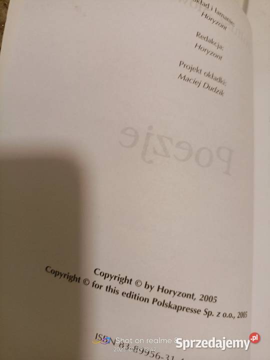 Poezje Słowacki książki lektury szkolne Warszawa