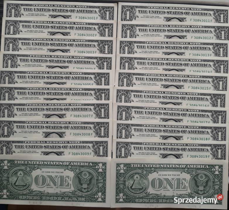 20 x 1 Dolar USA men FAtlanta seria Amennicze