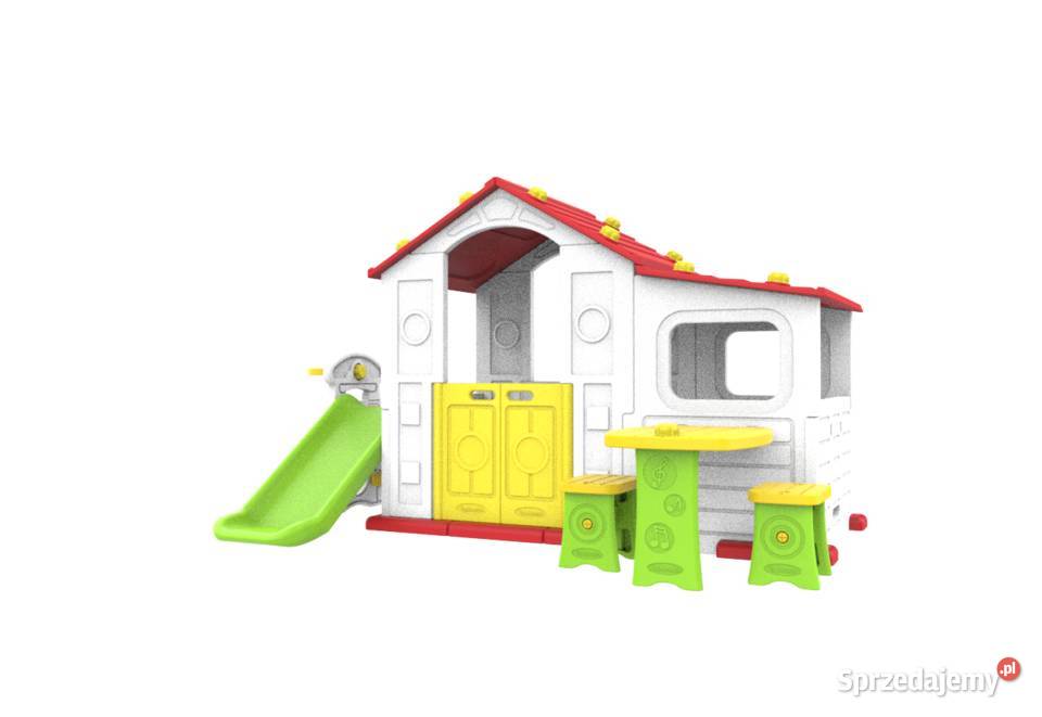 Domek ogrodowy dzieci ze zjeżdżalnią i Warszawa sprzedam